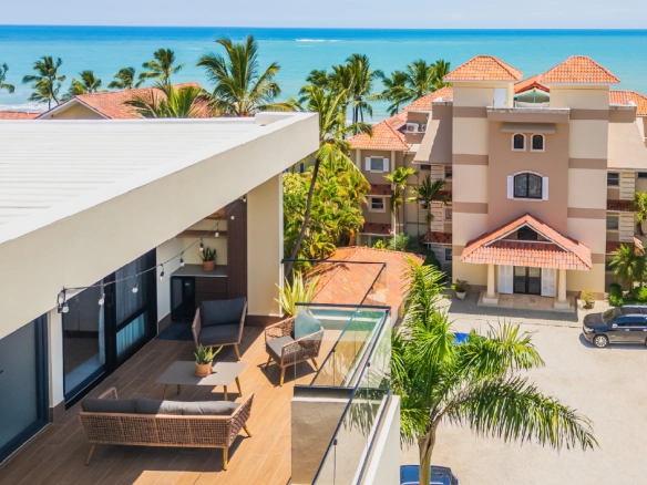 Rare Beachfront 3-Bedroom Residence at Coccoloba, Cabarete